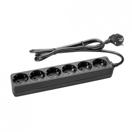 Adam Hall Cables 8747 X6 - 6-gniazdkowa listwa zasilająca